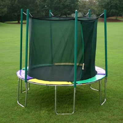 Kidwise 10 ft. Round Trampoline with Enclosure   